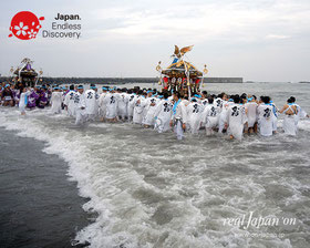 茅ヶ崎海岸 浜降祭, 神奈川県茅ヶ崎市, 暁の祭典, お祭り写真