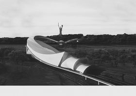 LIVING BRIDGE OVER DNIPRO