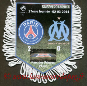 Fanion  PSG-Marseille  2013-14