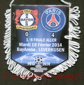 Fanion  Bayer Leverkusen-PSG  2013-14