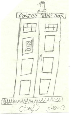 My 1st TARDIS by Peggy Sue Clay