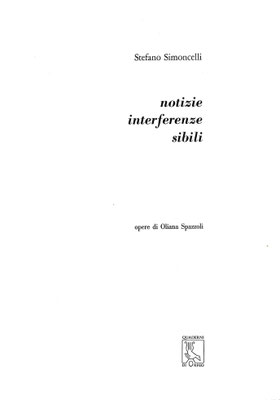 frontespizio con stampa tipografica in nero
