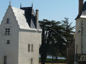 Vue sur la Loire et vue sur le château