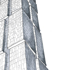 18 Blackfriars Road Residential Tower In London, Sketch by Heidi Mergl Architect, Design by WilkinsonEyre