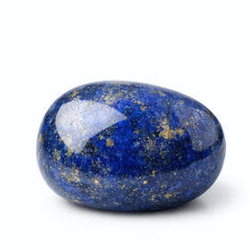 Galet de lapis-lazuli bleu