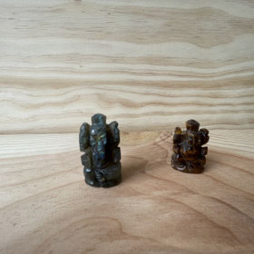ganeshs en pierres naturelles labradorite et oeil de tigre boutique en ligne alain rivera
