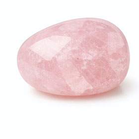 Galet de quartz rose