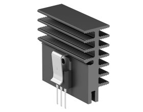  SK702 アルミ押出ヒートシンク トランジスタ固定スプリング用