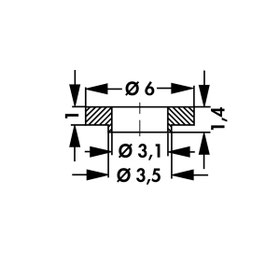 IB18, IBT18, 絶縁ブッシュ