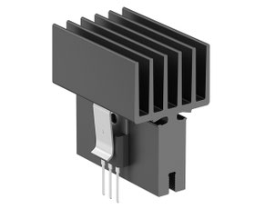  SK704 アルミ押出ヒートシンク トランジスタ固定スプリング用