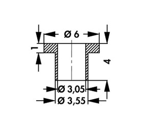 IB10, IBT10, 絶縁ブッシュ