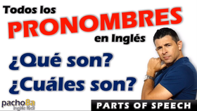 Estos son todos los PRONOMBRES en inglés