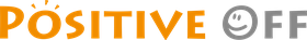 POSITIVE OFFのロゴマーク。logo mark.
