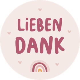 Sticker Geburtskarte Geburtsanzeige