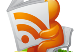 Clckandbay icon blog white orange