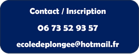 Contacter PlongÉvasion, club de plongée à Paris (75) et Bordeaux (33). Infos pratiques, téléphone et adresses des centres de formation.