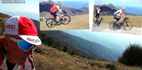 Le panorama à 1,5 km du sommet du "Turo", et le sommet.