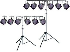 LED PAR 56 Short 6er T-BAR