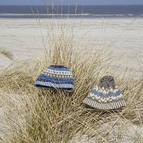 Wolle Schafwolle Mütze Strand Nordsee