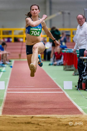 Klaudia Kaczmarek zeigte zuletzt im Training sehr gute Leistungen und könnte 13,50m springen. (Foto: Jan-Hendrik Ridder)
