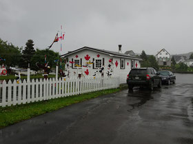 Urlaub in Neufundland: Regen in Brigus.