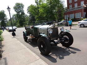 Oldtimer in Charlottetown, Prince Edward Island.