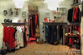 Flamencoladen zum Kauf von Flamenco-Tanzbedarf im Tanzstudio La Fragua in Bonn