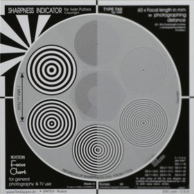 Puhlmann Cine GmbH - Putora 7A9 Field Chart Sharpness Indicator (10"x10")