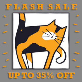 Flash sale cat print Lucy Gell