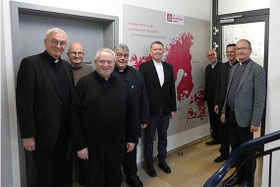Generalvikar Prälat Thomas Dornseifer; Pastor Thomas Bensmann; Dechant Carsten Menges; Monsignore Georg Austen; Pfarrer Dr. Michael Müller; Geistlicher Rat Prof. Dr. Thomas Schwartz (Renovabis); Domkapitular Thomas Renze; Generalvikar Ulrich Beckwermert (