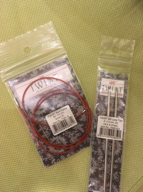 ChiaoGoo Twist Red Cable, Stricknadeln