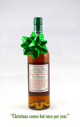 Normandin-Mercier Christmas Cognac Petite Champagne - Limited Edition from Barrel #8007 - Rare & Exceptional Spirit Gift Ideas - HeavenlySpirits.com