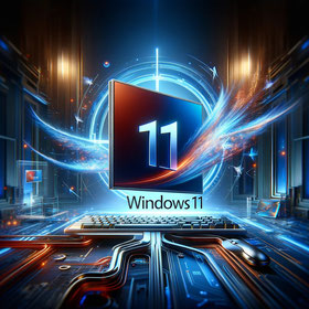 Microsoft Windows 10 Logo auf einer Staffelei am Strand