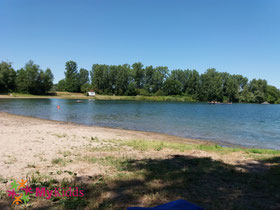 Ufer des Badesees Gernsheim
