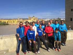 Atletas lucentinos participantes en la C.P. Puente Romano.