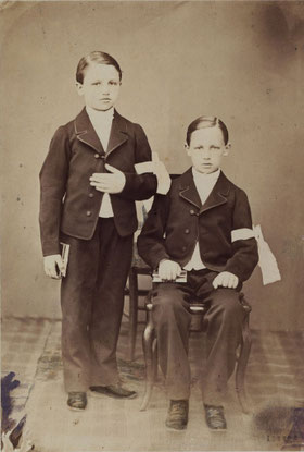 Frédéric e Arthur Rimbaud alla prima comunione