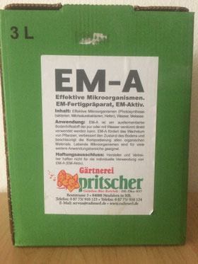 EM  „Effektive Mikroorganismen“ Aktiv