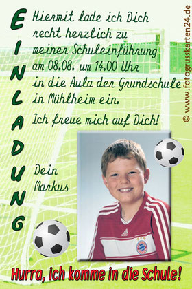 Einladungen Schulanfang Mit Ihren Fotos Wunschtext Gestaltet