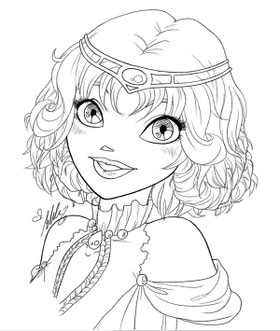 Elyon design for the W.i.t.c.h. Sovereigns comic