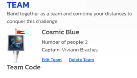 Out Team-Page: Cosmic Blue