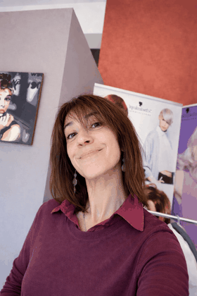 volto di una signora che sorride