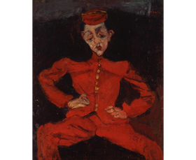 Tableau "Le Groom" de Chaim Soutine.