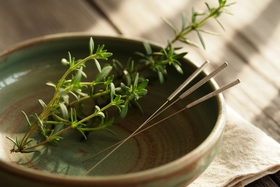 Heilpraktiker, Frankfurt, Sylvia Silvia Domack, Thymian, Heilkraut, Heilkräuter, Bauchakupunktur, Akupunktur, ätherisches Öl, Räuchern