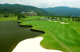 Jクラシックゴルフクラブ (名物ホール) 18番 PAR4