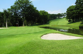 下秋間カントリークラブ (名物ホール) 16番 PAR5