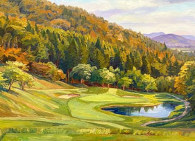 ピートダイゴルフクラブロイヤルコース 6番 Par4 (名物ホール)