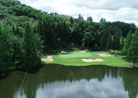 北六甲カントリー倶楽部東コース (名物ホール) 13番 PAR3