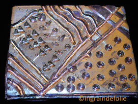 Mokume-gane structure