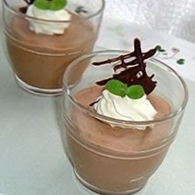 米粉のチョコレートムース！