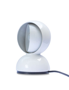 Eclisse, white, Artemide lamp Eclisse, Artemide Milano, Vico Magistretti